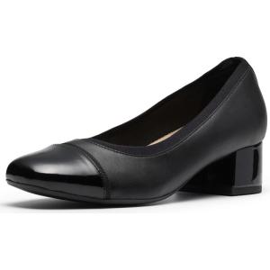 Clarks Womens Marilyn Day(Black Leather)