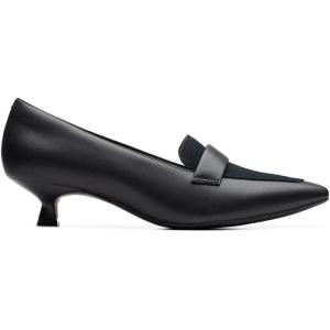 Clarks Womens Scarlyt Mabel(Black Leather)
