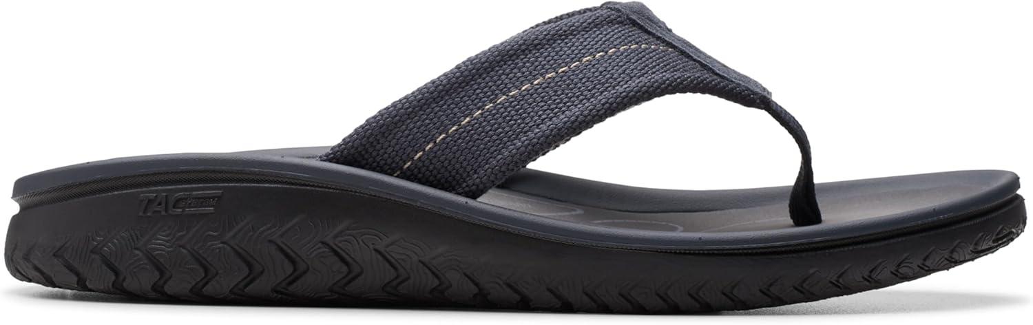 imageClarks Mens Wesley Post FlipFlopNavy Textile
