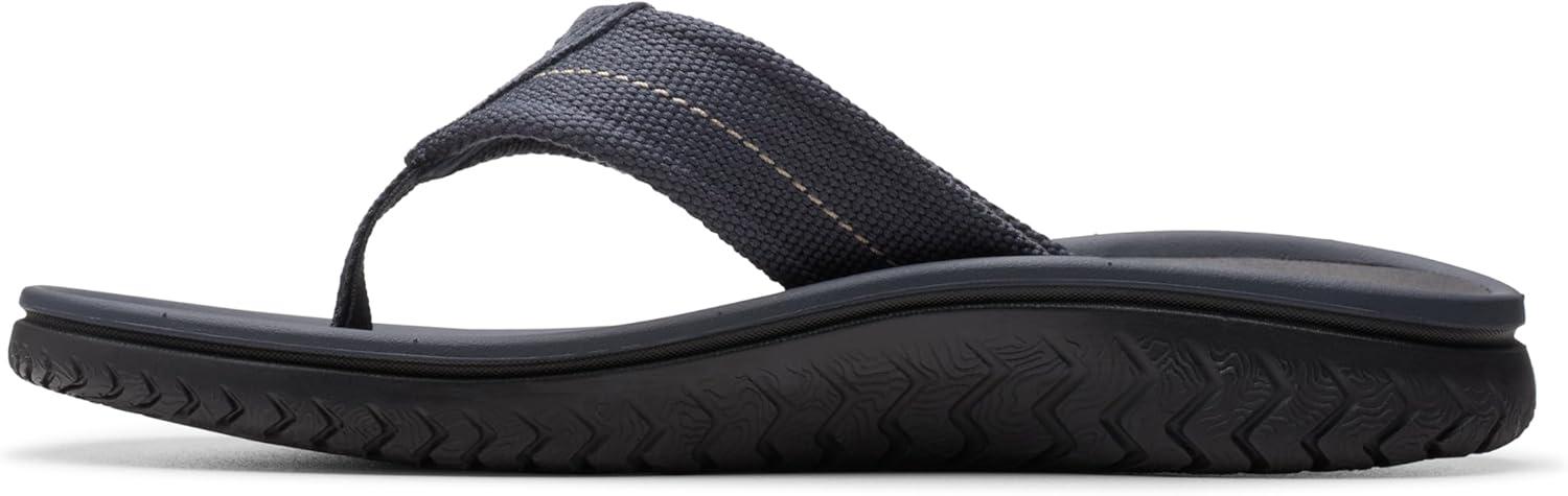imageClarks Mens Wesley Post FlipFlopNavy Textile