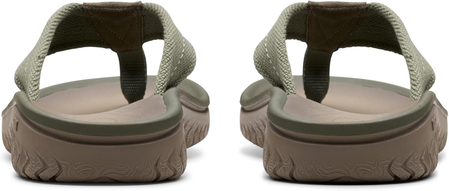 imageClarks Mens Wesley Post FlipFlopOlive Textile