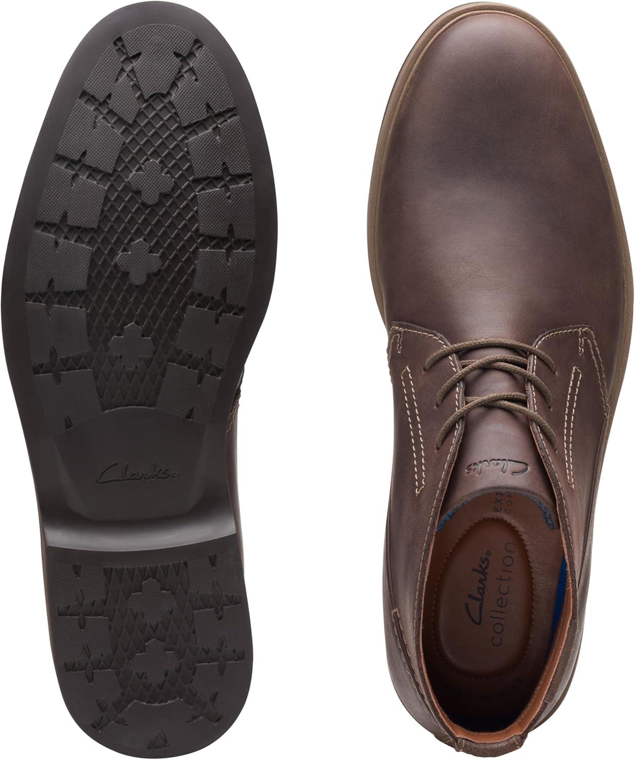 imageClarks mens Malwood TopDark Brown Leather