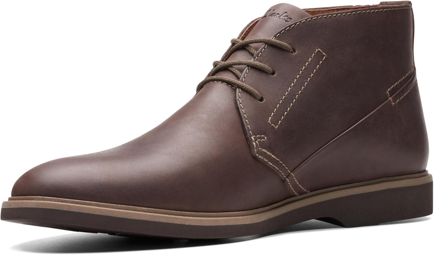 imageClarks mens Malwood TopDark Brown Leather