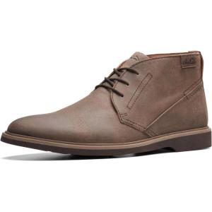 Clarks mens Malwood Top(Dark Grey Suede)