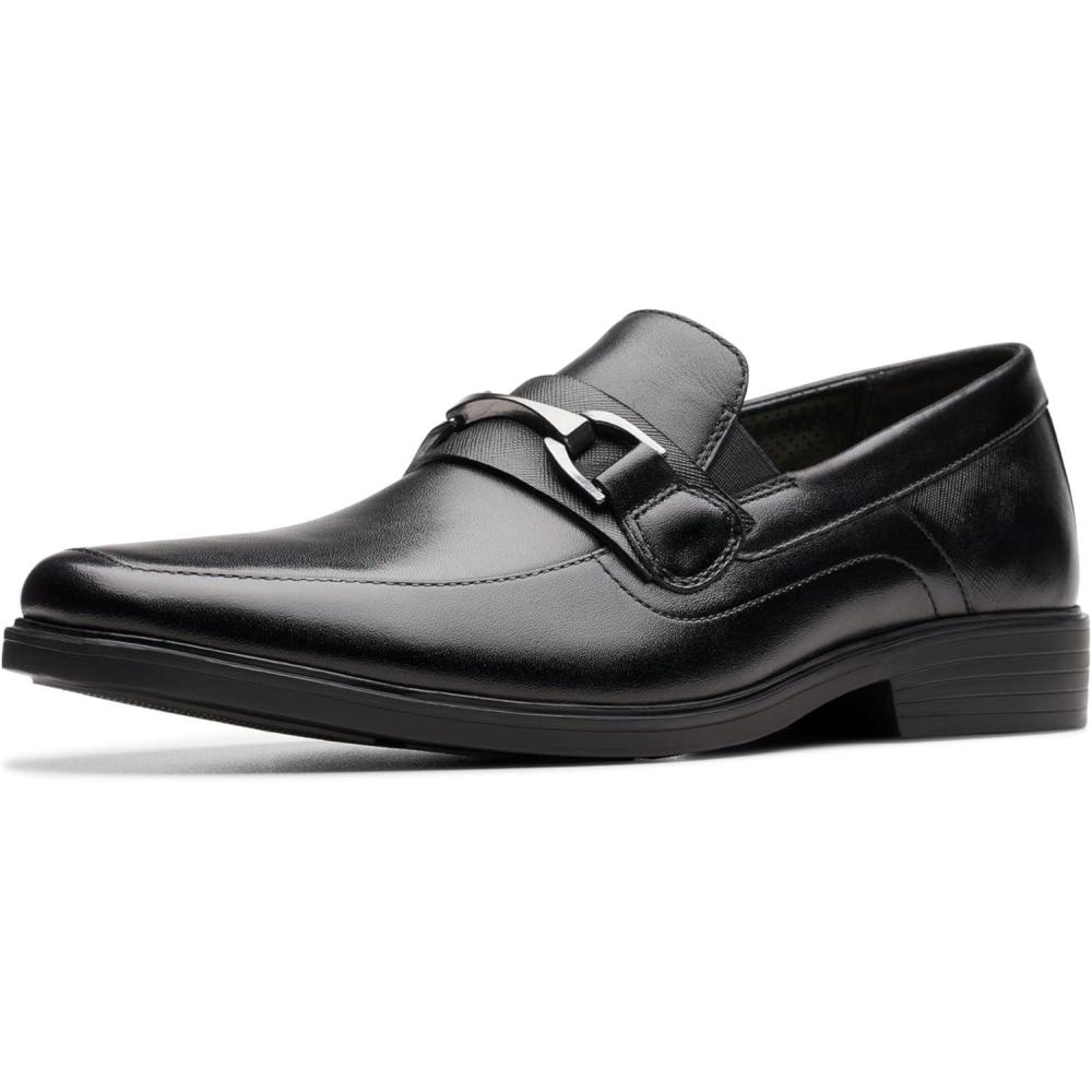 imageClarks Mens Clarkslite Bit LoaferBlack Leather