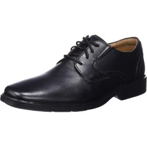 Clarks Mens Clarkslite Low(Black (Black Leather))