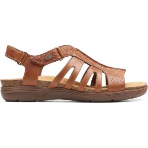 Clarks womens April Belle(Tan Leather)