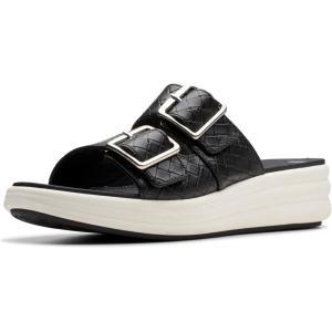 Clarks womens Drift Buckle(Black Woven)
