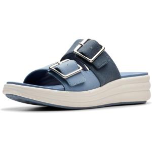 Clarks womens Drift Buckle(Denim Combi)