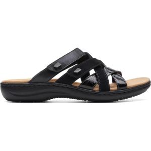 Clarks womens Laurieann Bali(Black Leather)