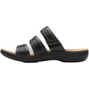 Clarks womens Laurieann Dove(Black Leather)