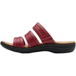 Clarks womens Laurieann Dove(Red Leather)