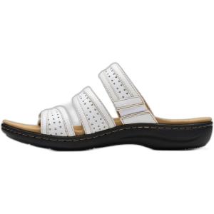 Clarks womens Laurieann Dove(White Leather)