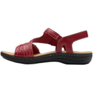 Clarks womens Laurieann Faye(Red Leather)