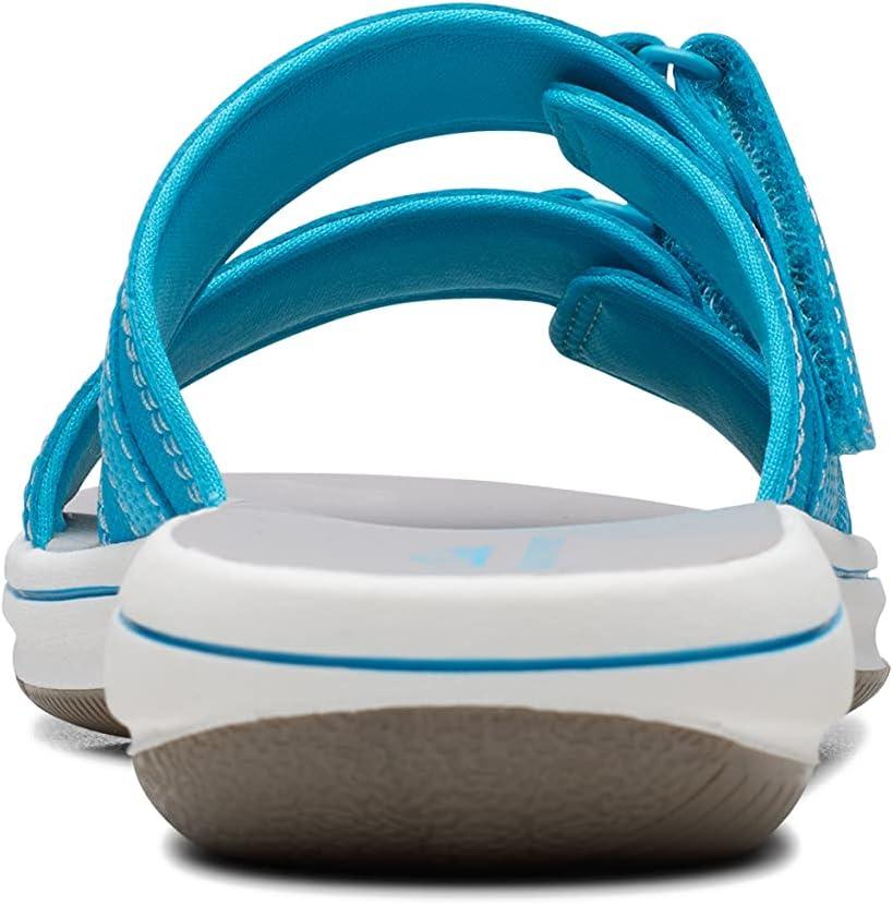 imageClarks womens Breeze PiperSlide SandalAqua