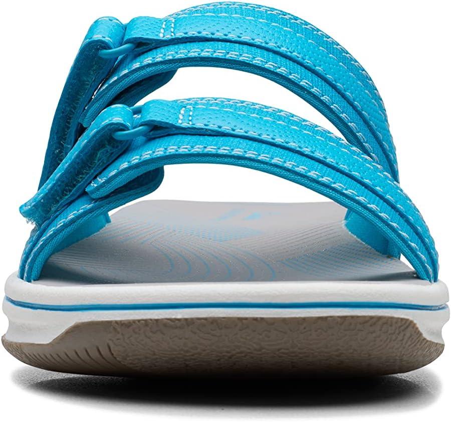 imageClarks womens Breeze PiperSlide SandalAqua