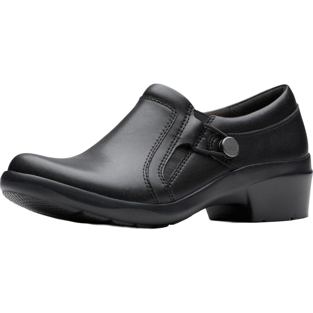 imageClarks Womens Angie HollyBlack Leather