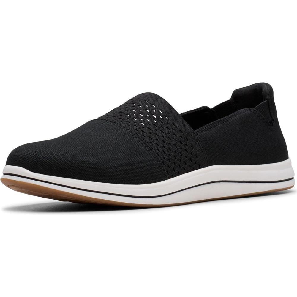 imageClarks Womens Breeze Vibe CloudSteppers Slip On LoaferBlack