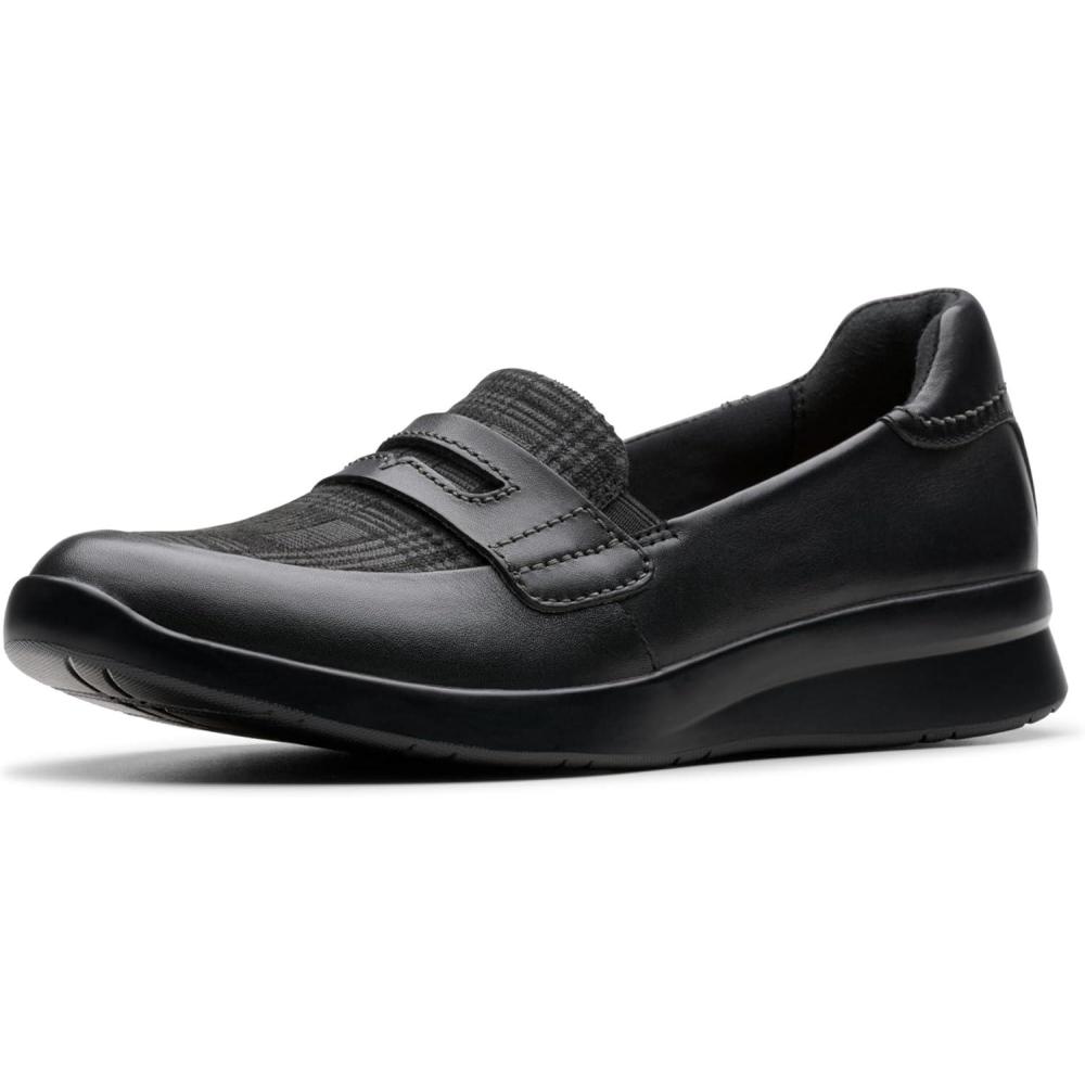 imageClarks Womens Ellowyn PennyBlack Leather