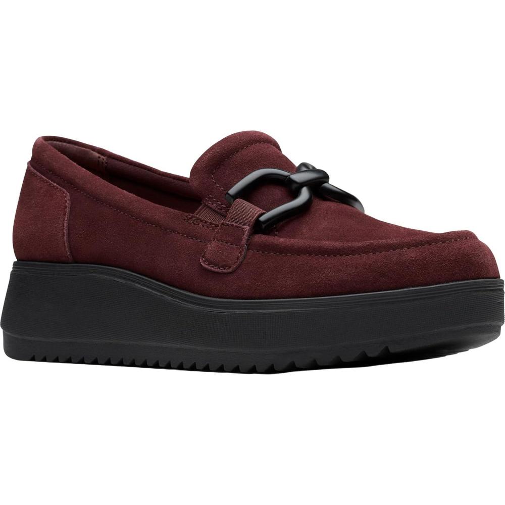 imageClarks Womens Zylah Top LoaferPlum Suede