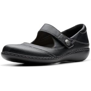 Clarks Womens Ashland Elayne(Black Tumbled)