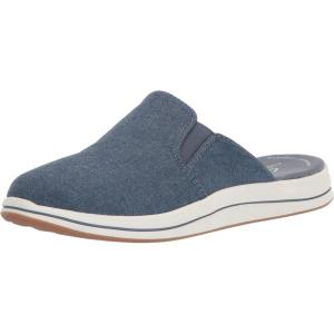 Clarks Womens Breeze Shore(Denim Blue Textile)