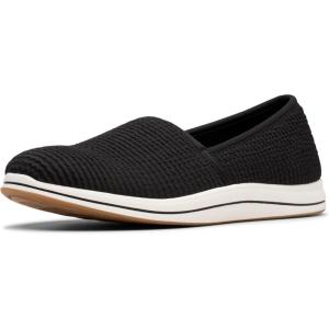 Clarks Women’s Breeze Stretch CloudSteppers Slip On Loafer(Black)