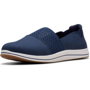 Clarks Women’s Breeze Vibe CloudSteppers Slip On Loafer(Navy)
