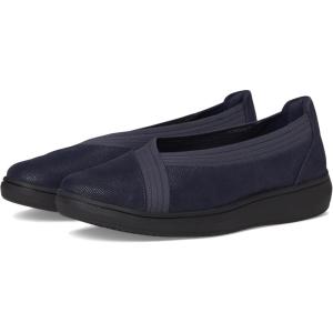 Clarks Womens Breezesky Air(Navy Textile 1)