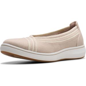 Clarks Womens Breezesky Air(Sand Textile)