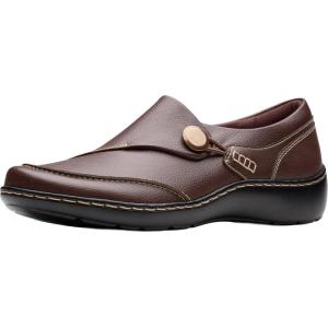 Clarks Womens Cora Teresa(Redwood Leather)
