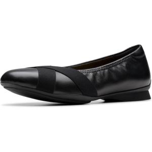 Clarks Womens Jazmynn Gem(Black Leather)