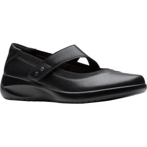 Clarks Womens Kaetlyn Jane(Black Leather)