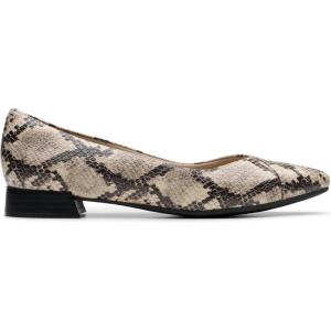 Clarks Womens Natalyn Wish(Grey Snake Synthetic)