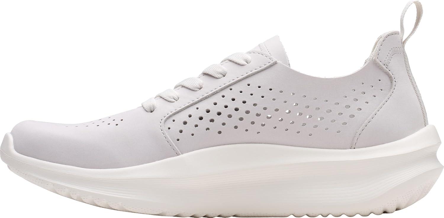 imageClarks Womens Solevana Style CloudSteppers SneakersOff White Nubuck