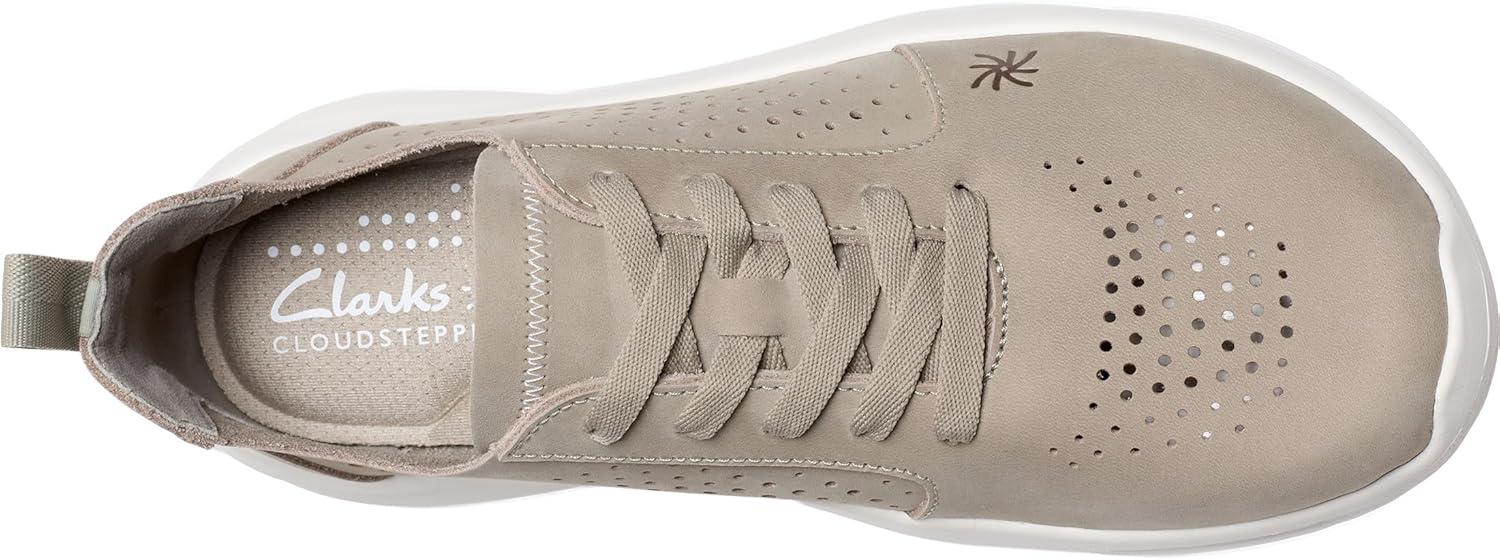 imageClarks Womens Solevana Style CloudSteppers SneakersPale Green Nubuck