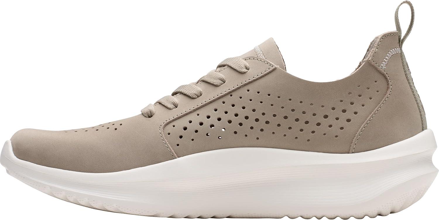 imageClarks Womens Solevana Style CloudSteppers SneakersPale Green Nubuck