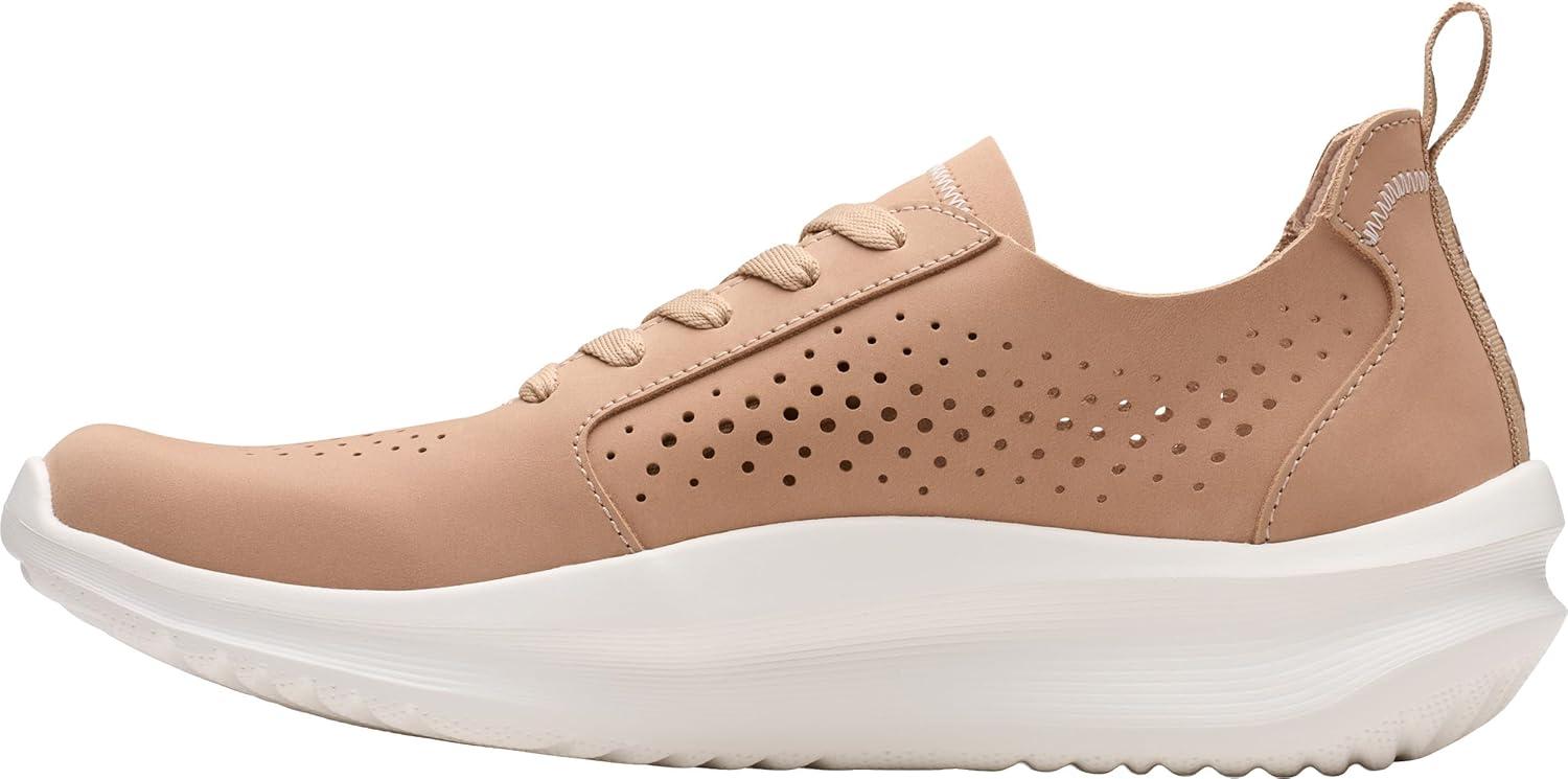 imageClarks Womens Solevana Style CloudSteppers SneakersSand Nubuck