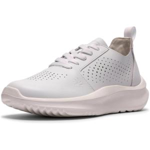 Clarks Women’s Solevana Style CloudSteppers Sneakers(White Leather)