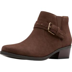 Clarks womens Danyelle Wish(Brown Suede)