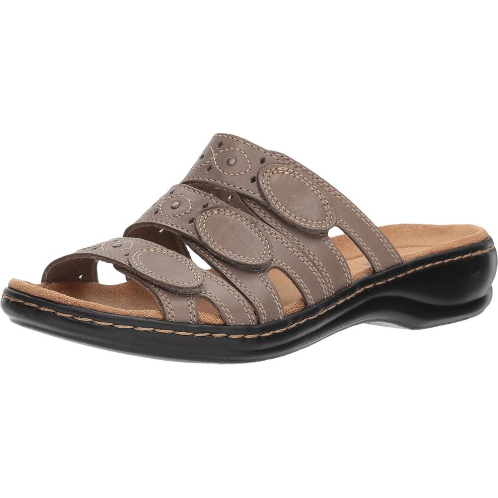 imageClarks Womens Leisa Cacti Q Slide SandalSage Leather