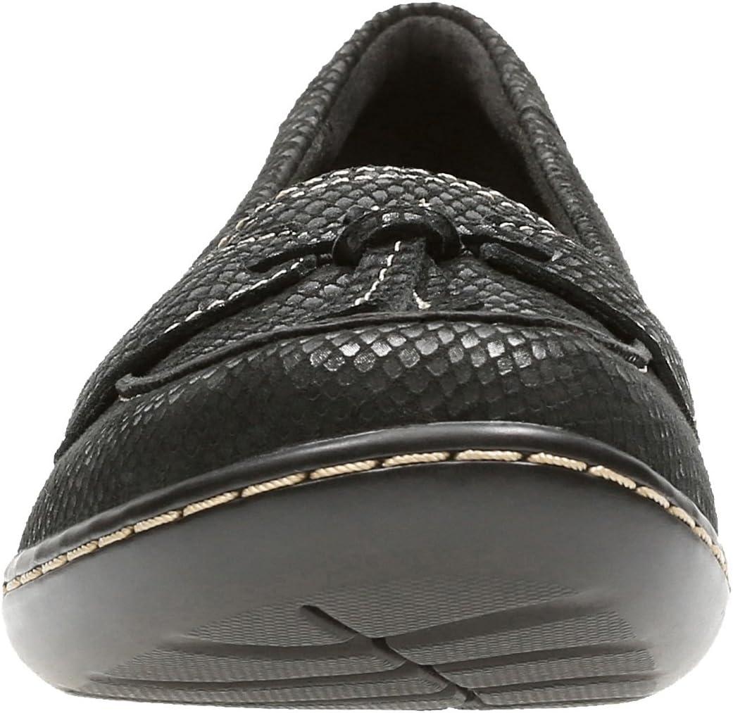 imageClarks Womens Ashland Bubble Slip On LoafersBlack Interest