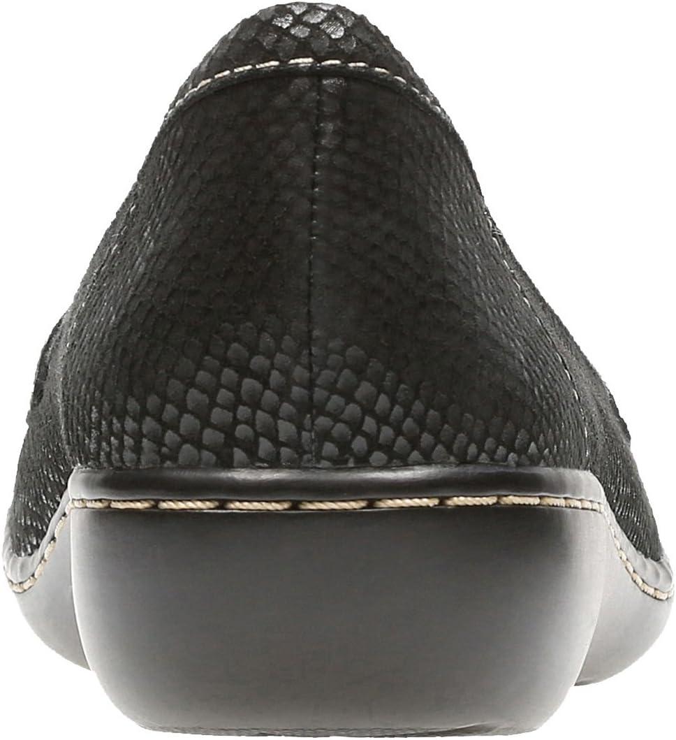 imageClarks Womens Ashland Bubble Slip On LoafersBlack Interest
