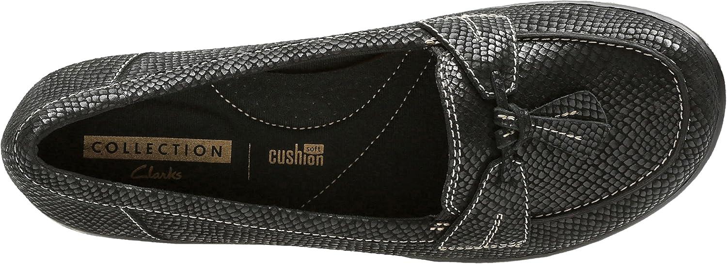 imageClarks Womens Ashland Bubble Slip On LoafersBlack Interest