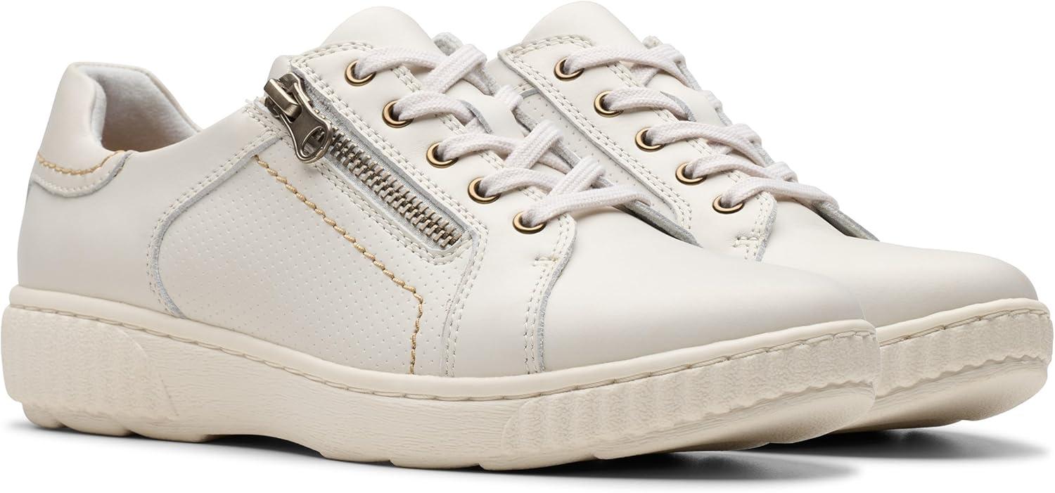 imageClarks Womens Caroline JannaWhite Leather