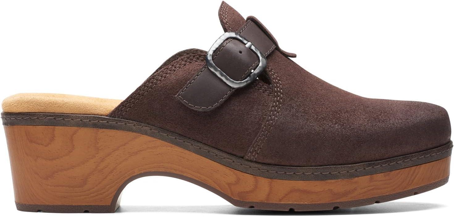 imageClarks Womens Paizlee NoraDark Brown Suede