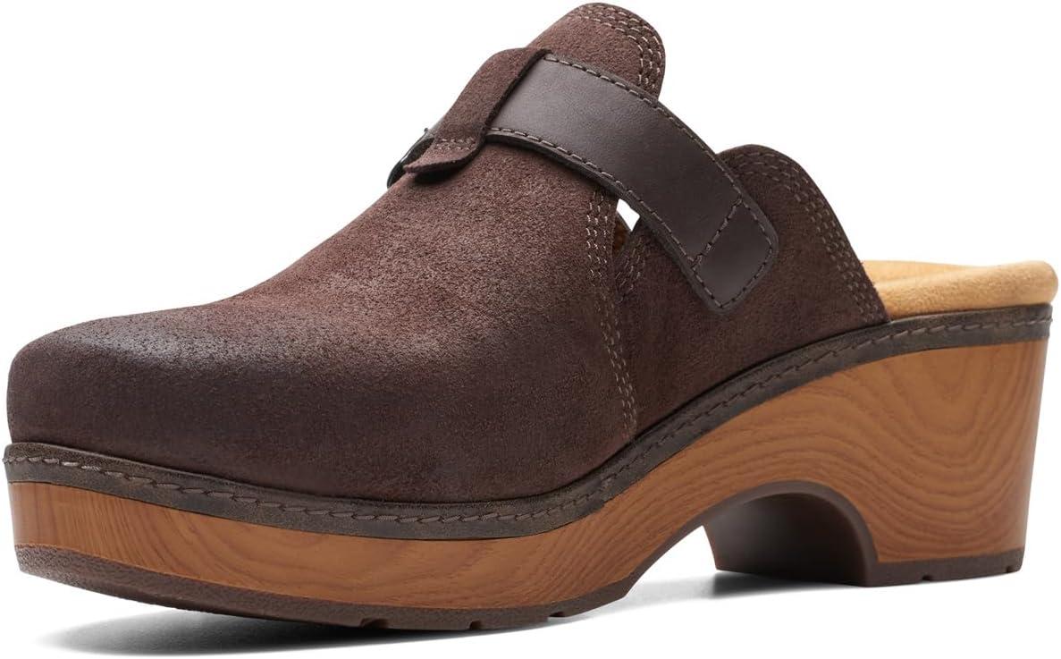 imageClarks Womens Paizlee NoraDark Brown Suede