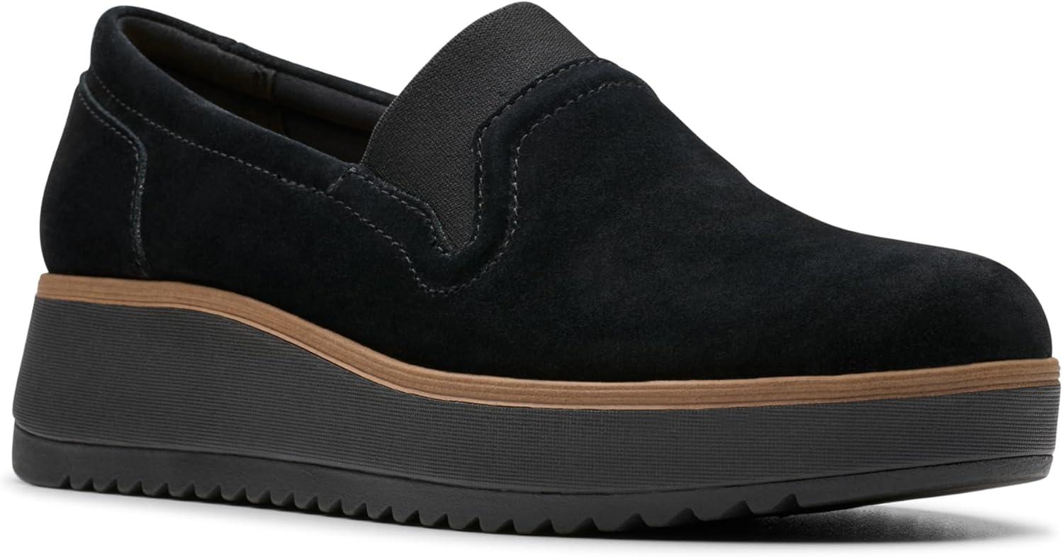 imageClarks Womens Zylah SkyBlack Black Leather