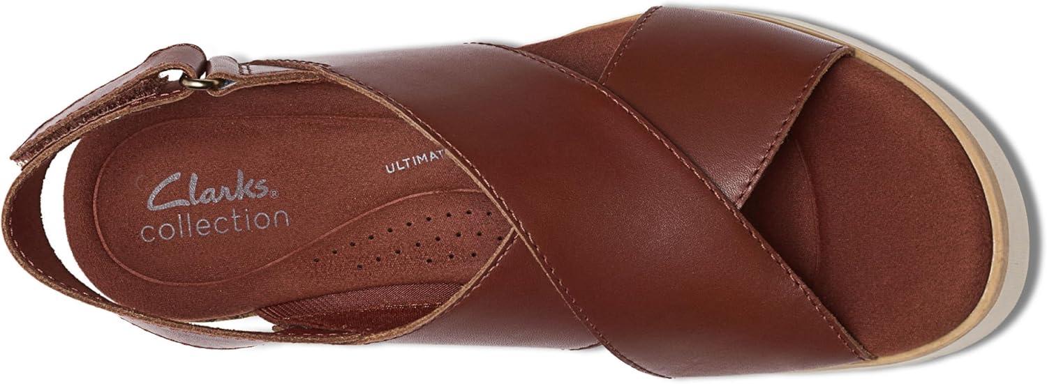 imageClarks womens Diaz CrossBrunt Orange Leather