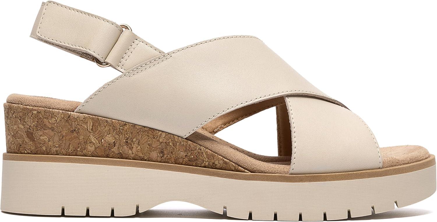 imageClarks womens Diaz CrossCream Leather